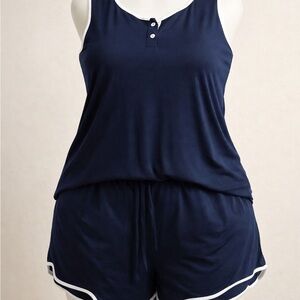 Nachila navy blue women’s pajama set (size XL)